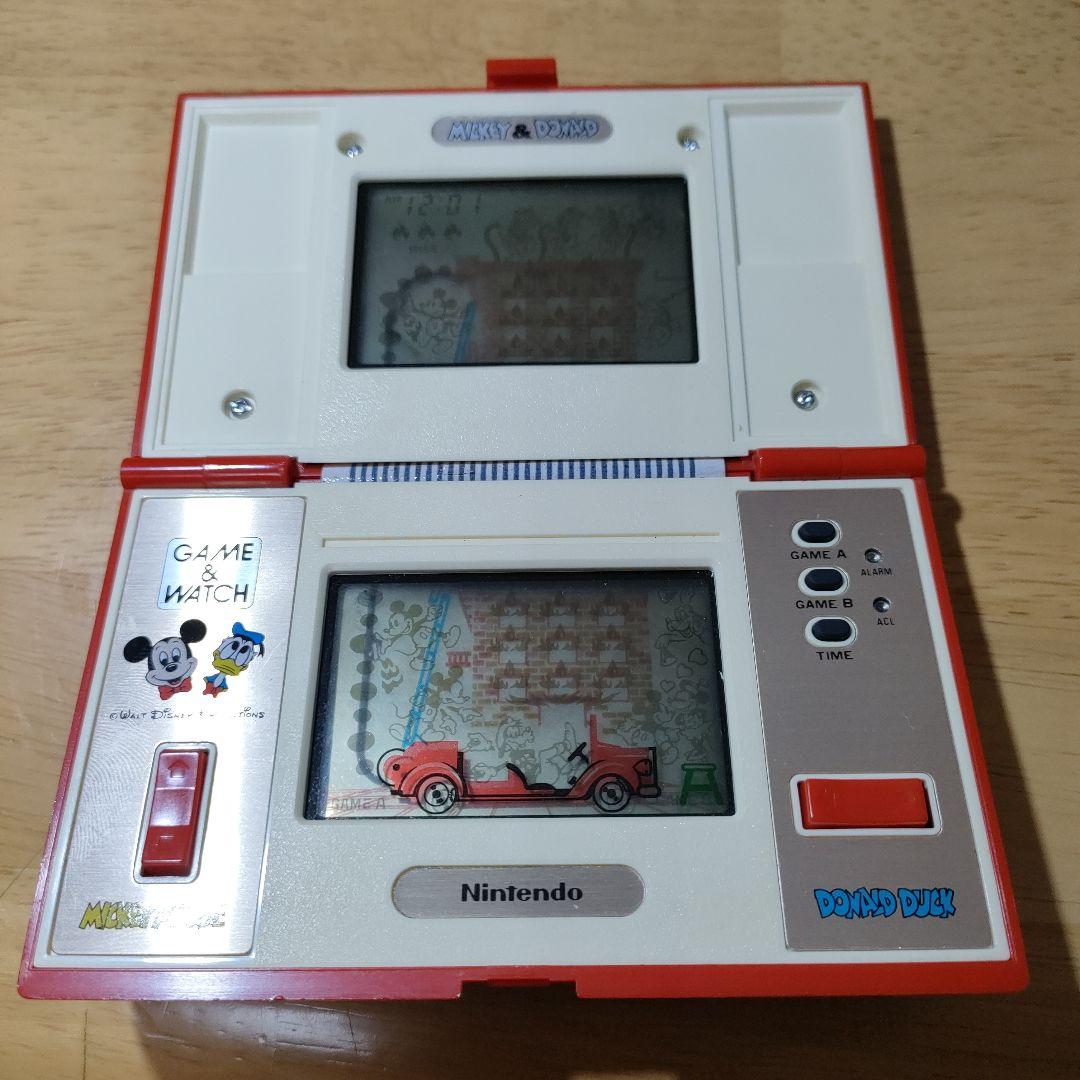 ゲームアンドウォッチミッキーアンドドナルド　ニンテンドー任天堂　メンテナンス済み
