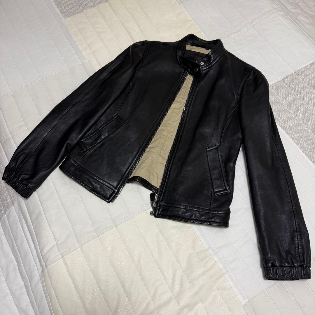 ◆COACH◆上質 レザージャケットS 7〜9号