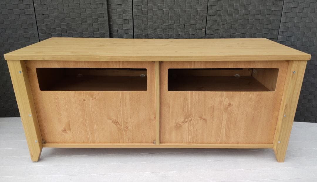 木製　テレビ台　引き出し付き　横約１１６ｃｍ×奥行約４２ｃｍ×高さ約５０ｃｍ