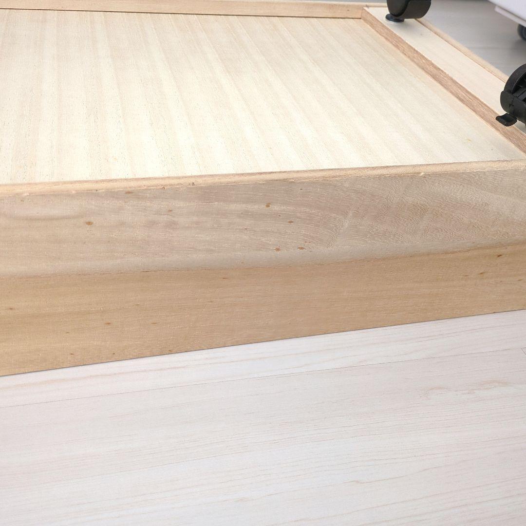 桐衣装箱 5段＋蓋 キャスター付き 着物収納