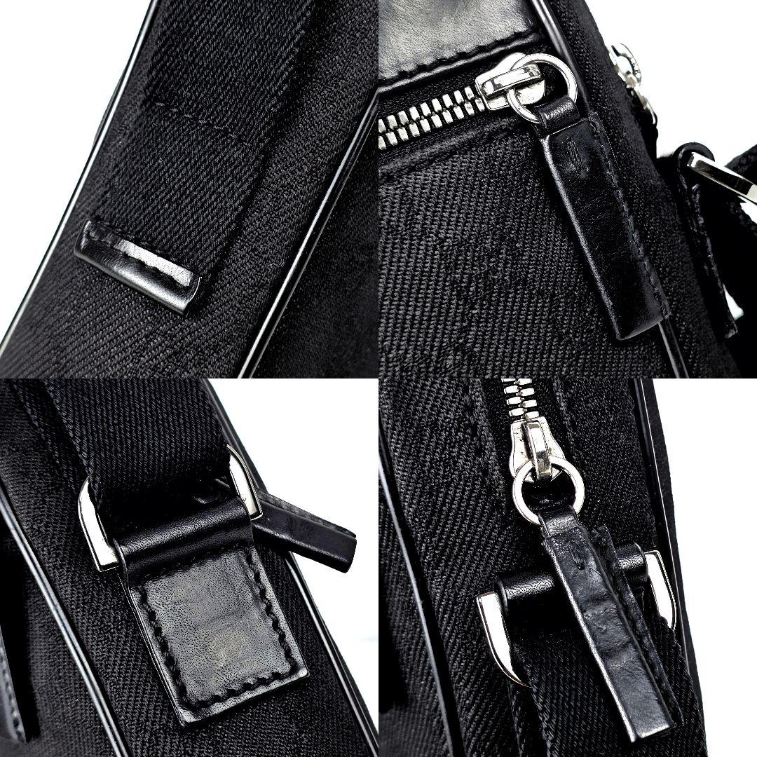 美品 グッチ GUCCI GG キャンバス レザー ショルダーバッグ