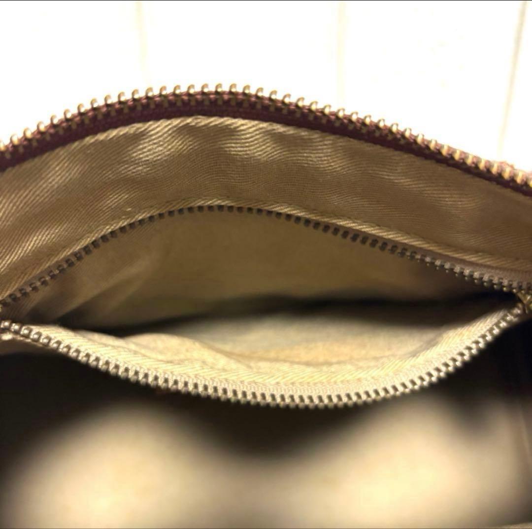 希少　ラルフローレン　ハンドバッグ　ミニボストンバッグ　タータンチェック　赤茶