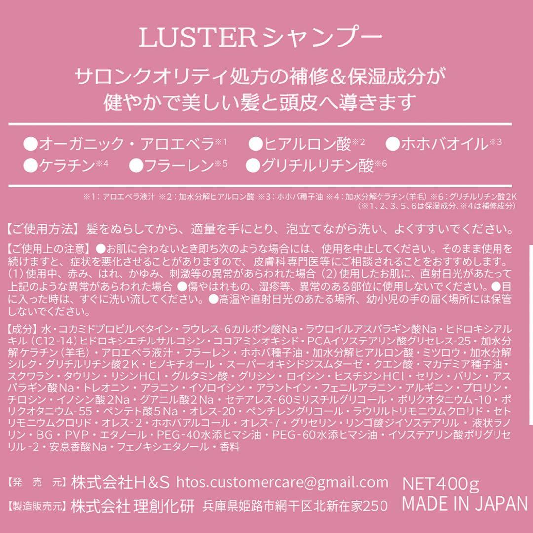 LUSTER シャントリ 1000ml セット | 傷んだ髪 カラーキープ 詰替