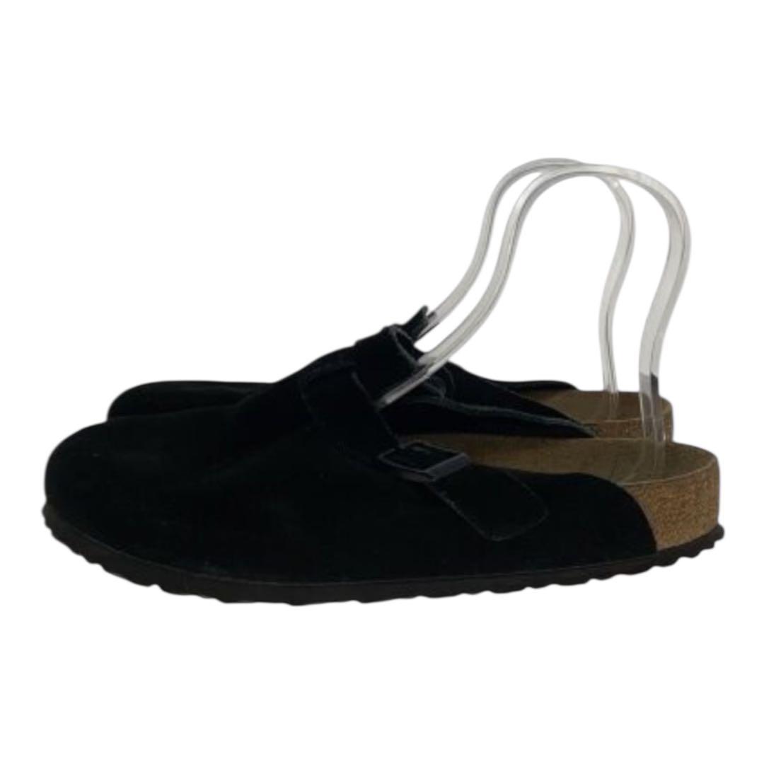 12091 BIRKENSTOCK ボストン 黒 スエード 28cm