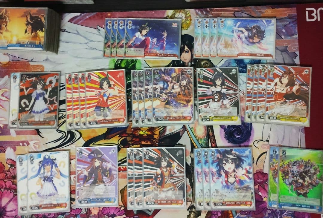 ヴァイスシュヴァルツ　ウマ娘　ストブ枝 デッキ 電源 宝 パーツ