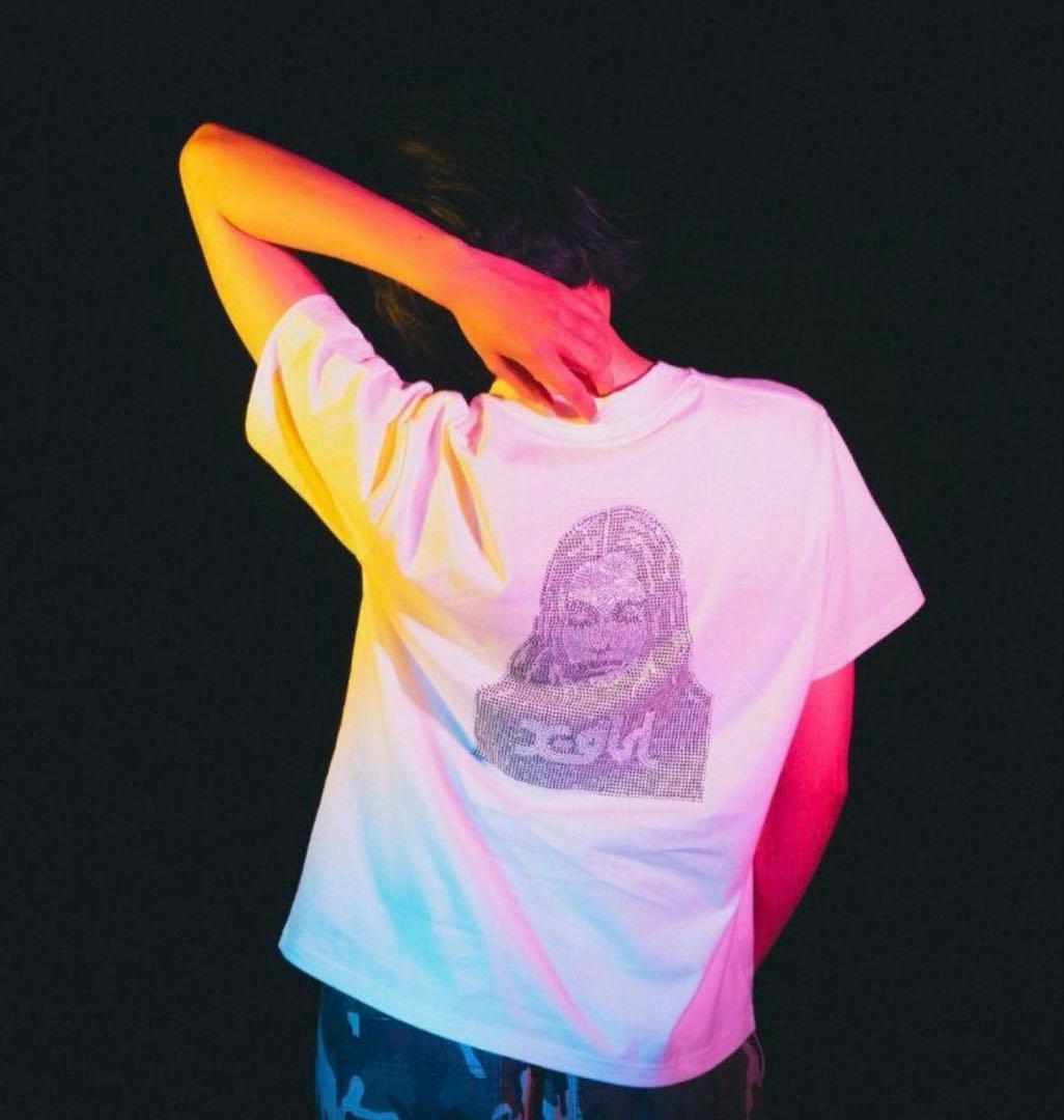 x-girl ブラック・ゴールド会員限定Tシャツ ホワイト