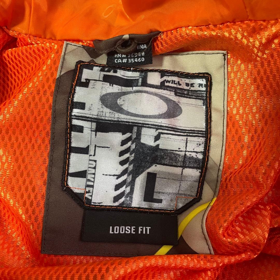 忠*の様 00s オークリー Oakley スノーボード ジャケット 幾何学模様