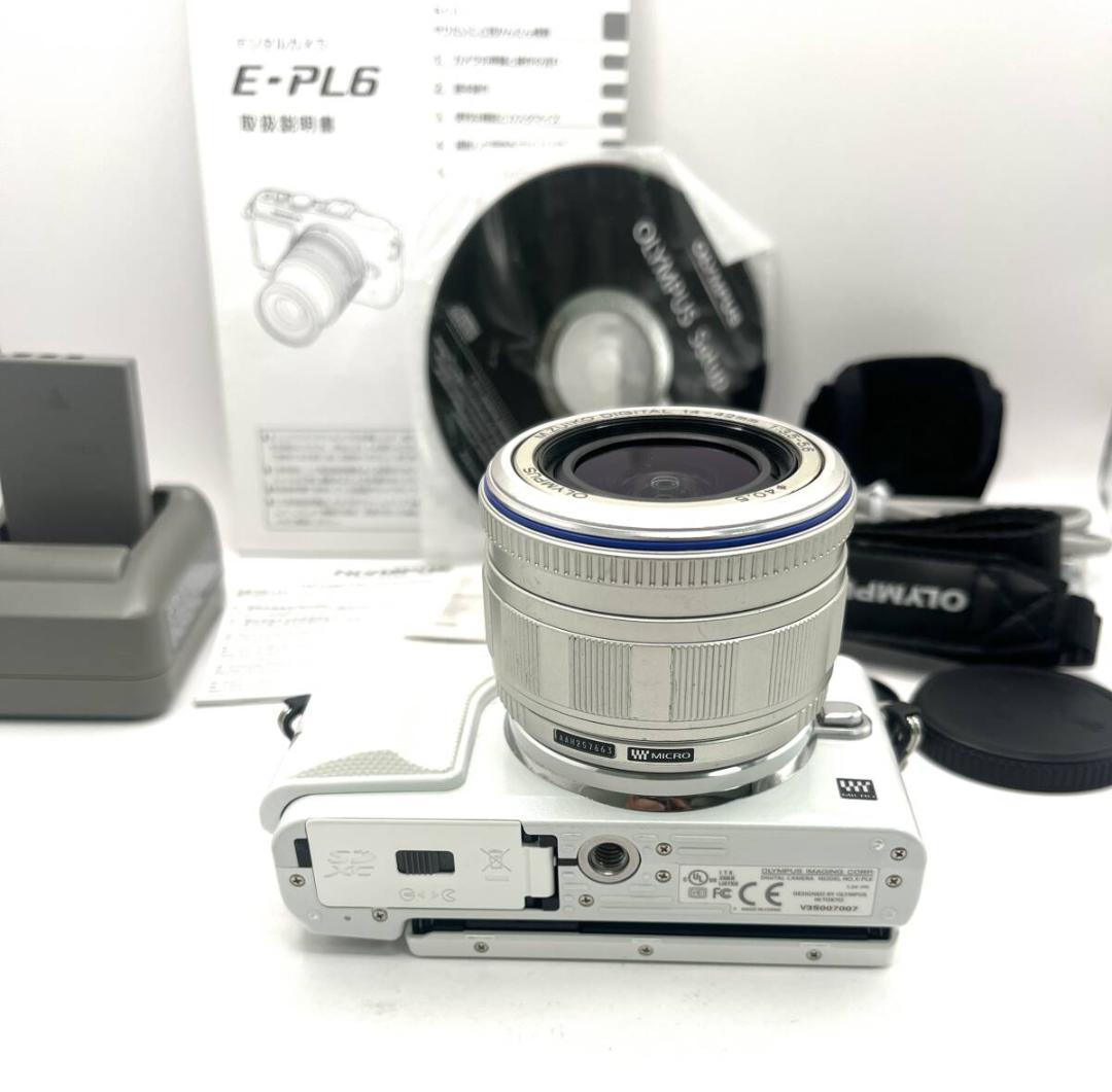オリンパス E-PL6 ホワイト レンズセット#508293