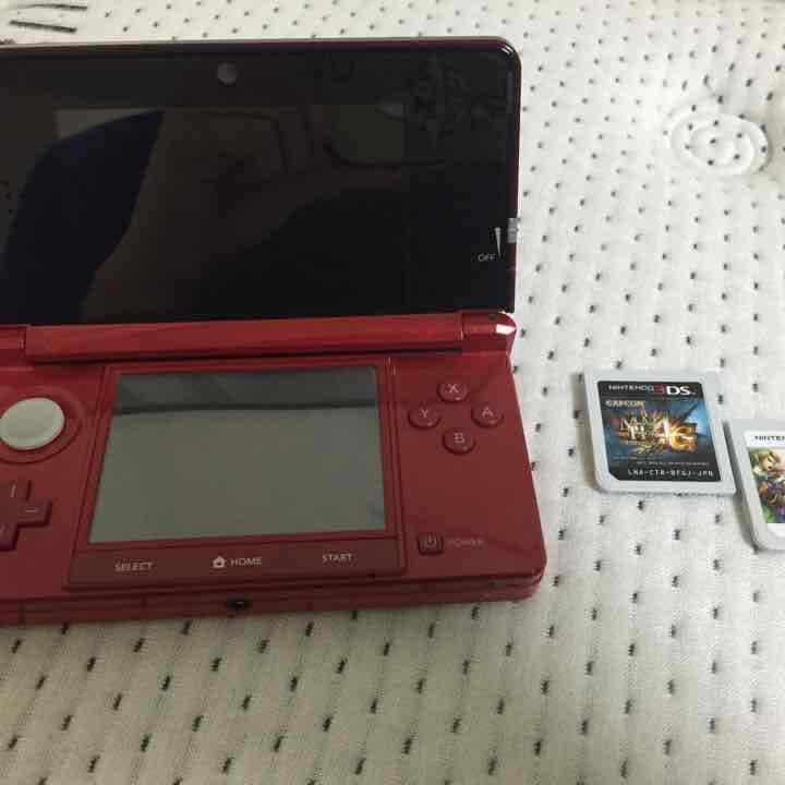 3ds本体、スマブラ、モンハン4g