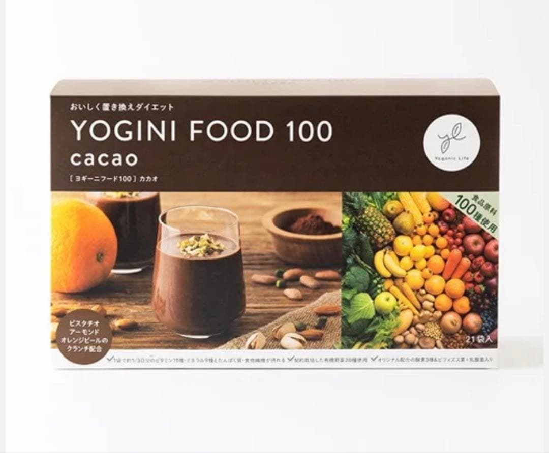 YOGINI FOOD 100 cacao 18袋入り