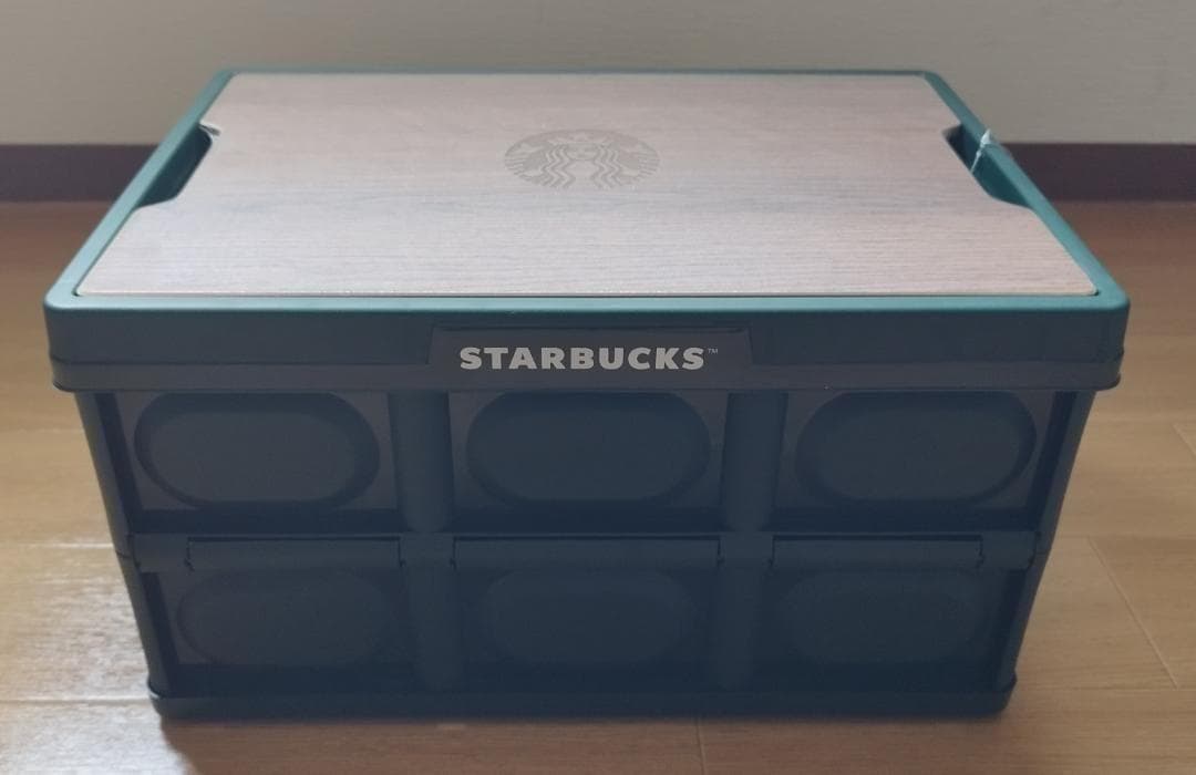 激レア非売品☆海外限定☆スターバックス☆折り畳みコンテナボックス☆テーブル