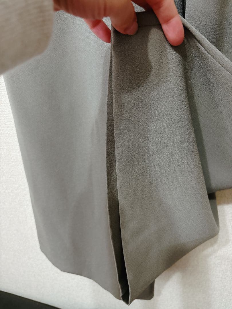 超美品‼️グレースコンチネンタル　ダイアグラム刺繍ワイドサロペットレースグレー36