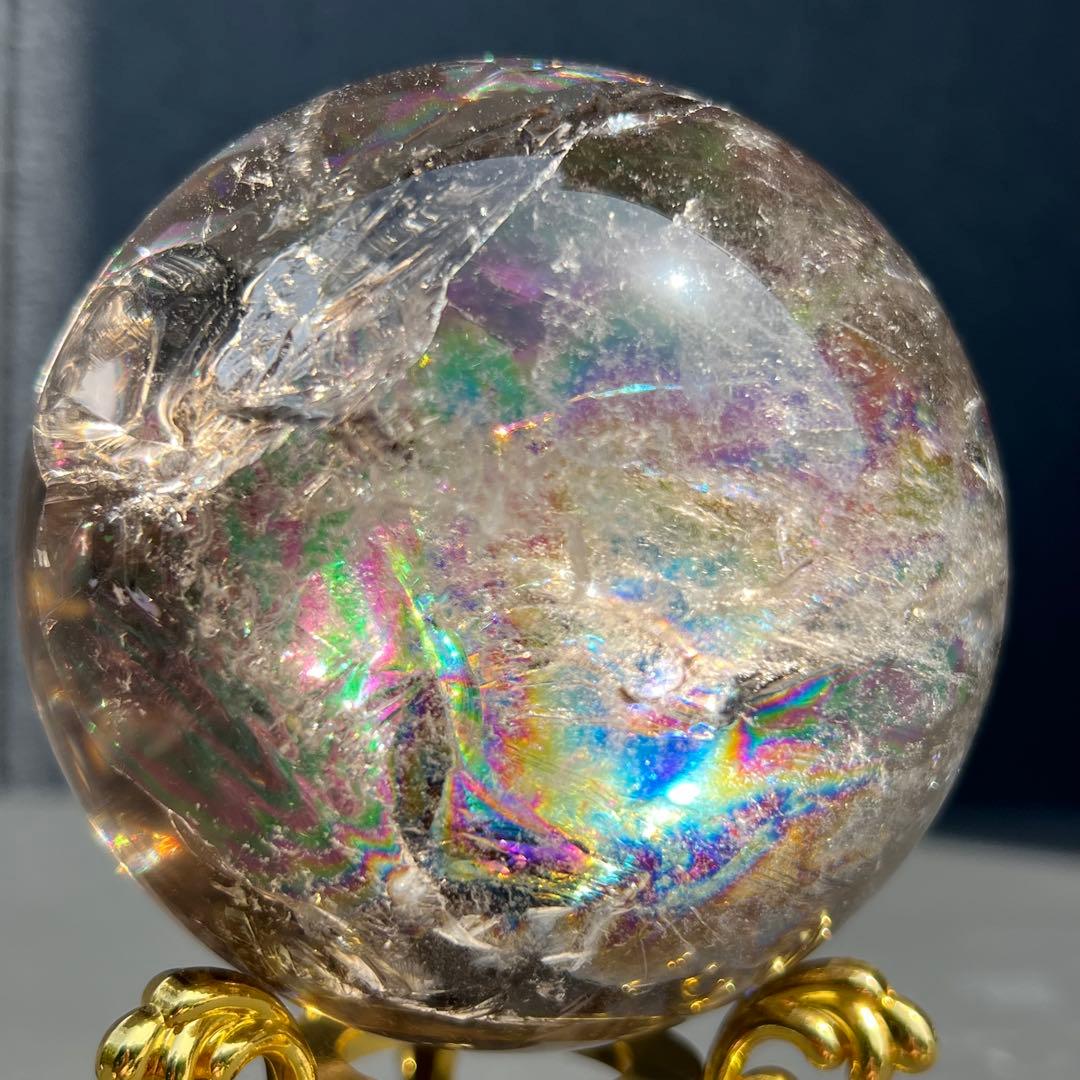 ✳️専用‼️☆激凄美宝珠☆極上別格品☆スモーキークォーツ 丸玉 天然石 煙水晶 原石