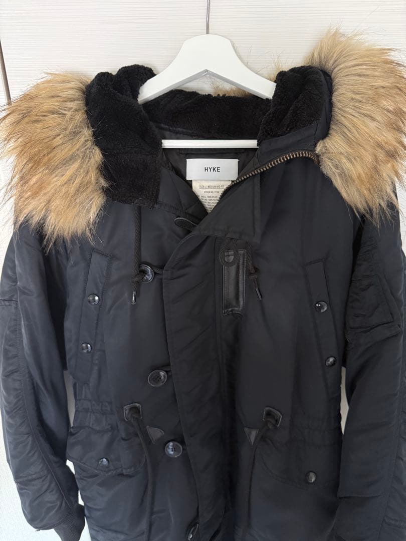HYKE Biotop別注 ハイク N-3 JACKETミリタリーコート