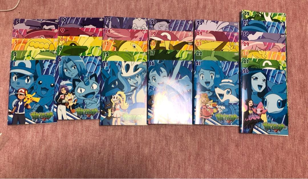 ポケットモンスターXY TVシリーズ　全32巻　《レンタル落ちDVD》