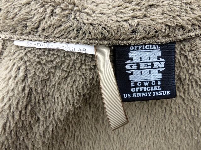米軍実物　ポーラテックフリースジャケット　M-R　コヨーテ　ECWCS　153