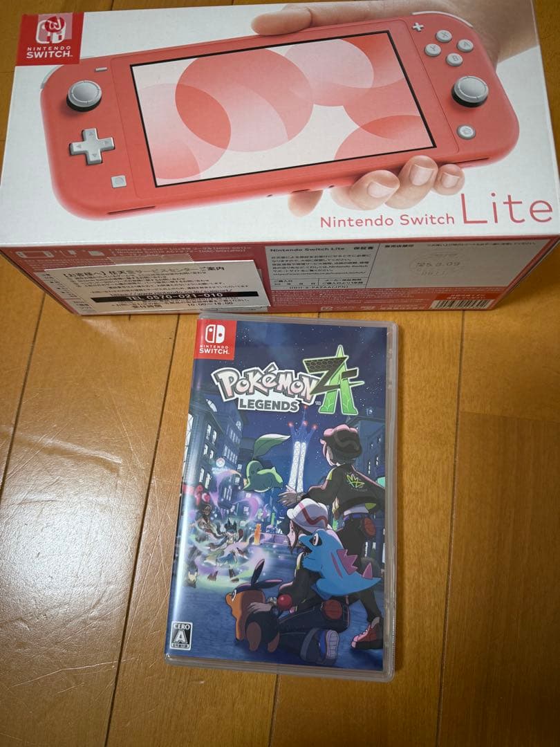 Nintendo Switch Lite ピンク + ポケモンZAソフト