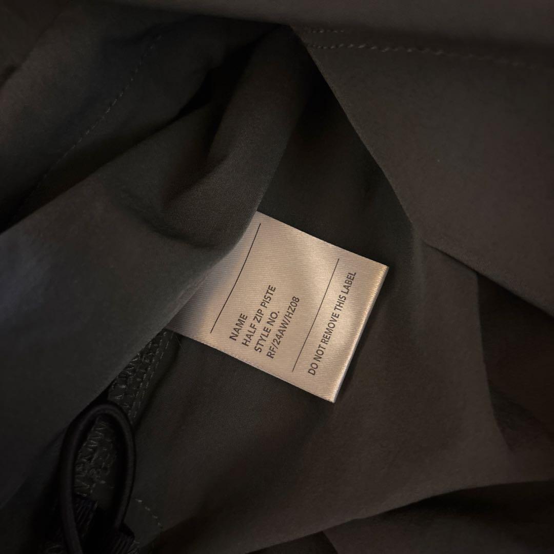 RUFFLOG カーキ ハーフジップ ピステ