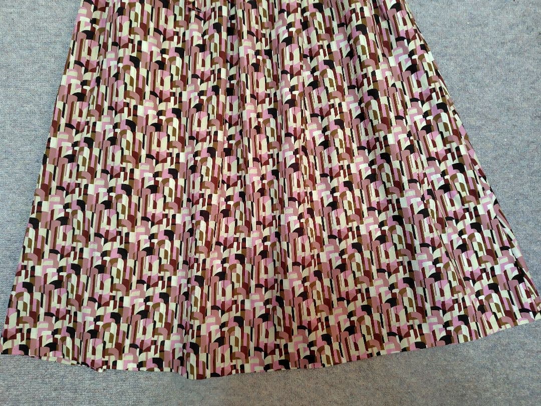 新品マッキントッシュロンドン　ウェーブプリントワンピースＭピ75900円サンプル