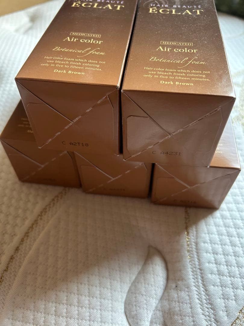 ÉCLAT Air color ダークブラウン 5個セット