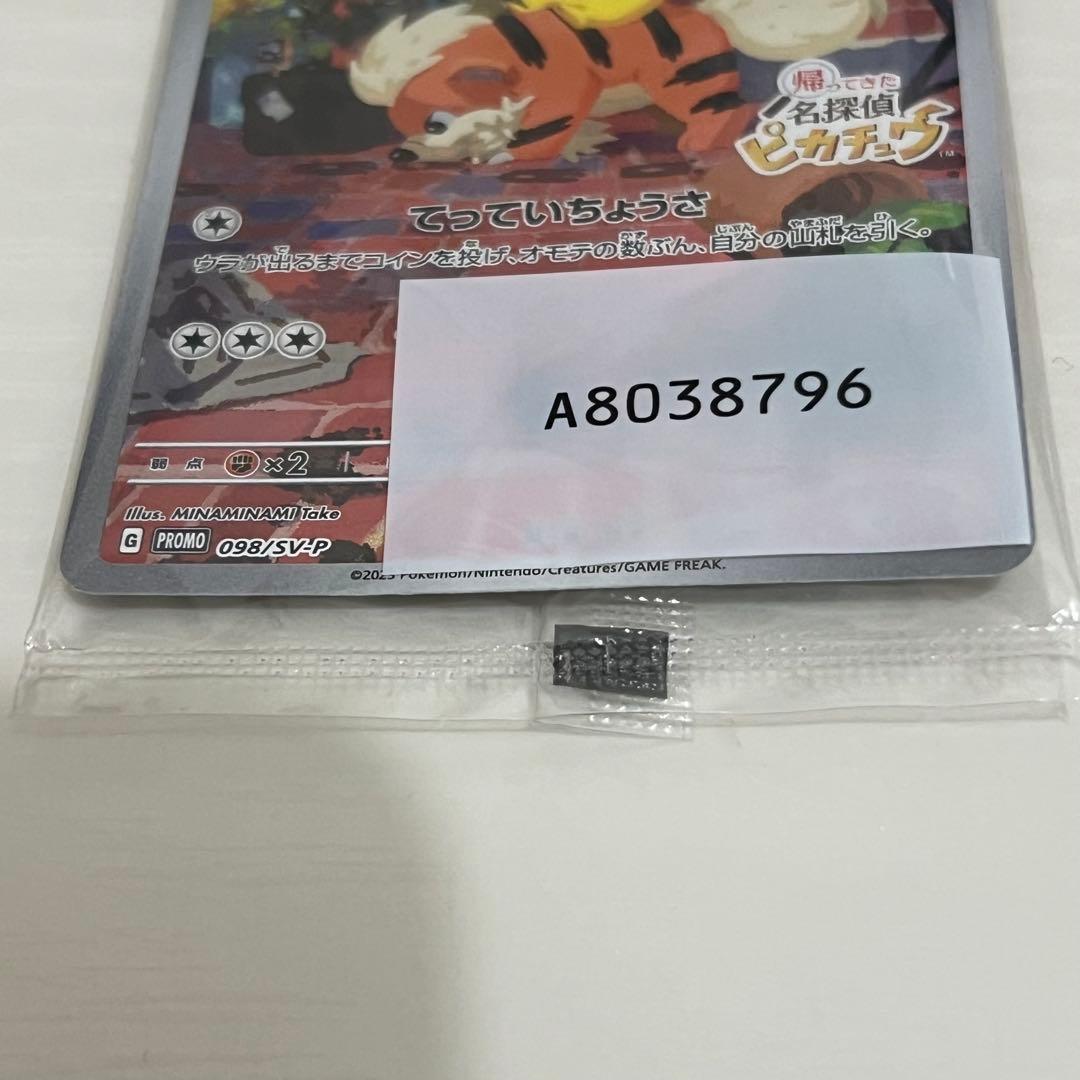 帰ってきた名探偵ピカチュウ Switch プロモカード 他 特典付 未使用品