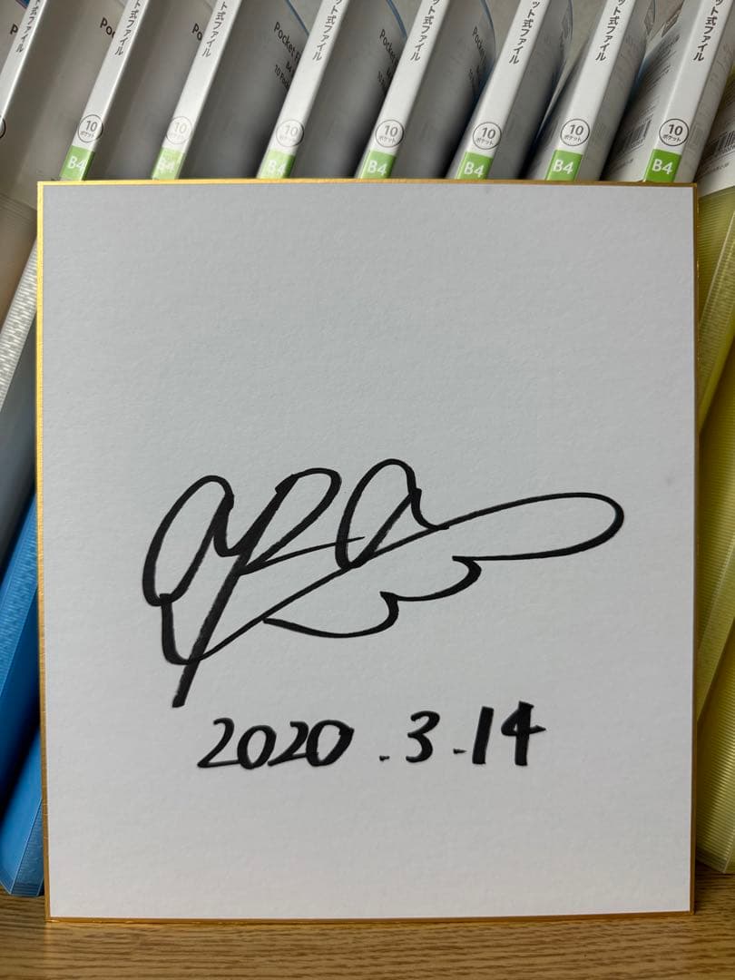 スキージャンプ 高梨沙羅 直筆サイン色紙 オリンピック 五輪