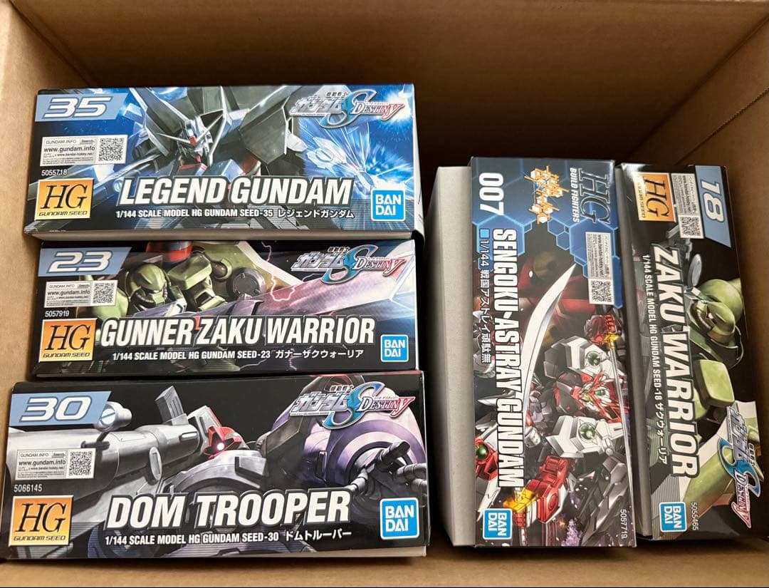 HG ガンプラ ガンダムSEED メイン 5種セット