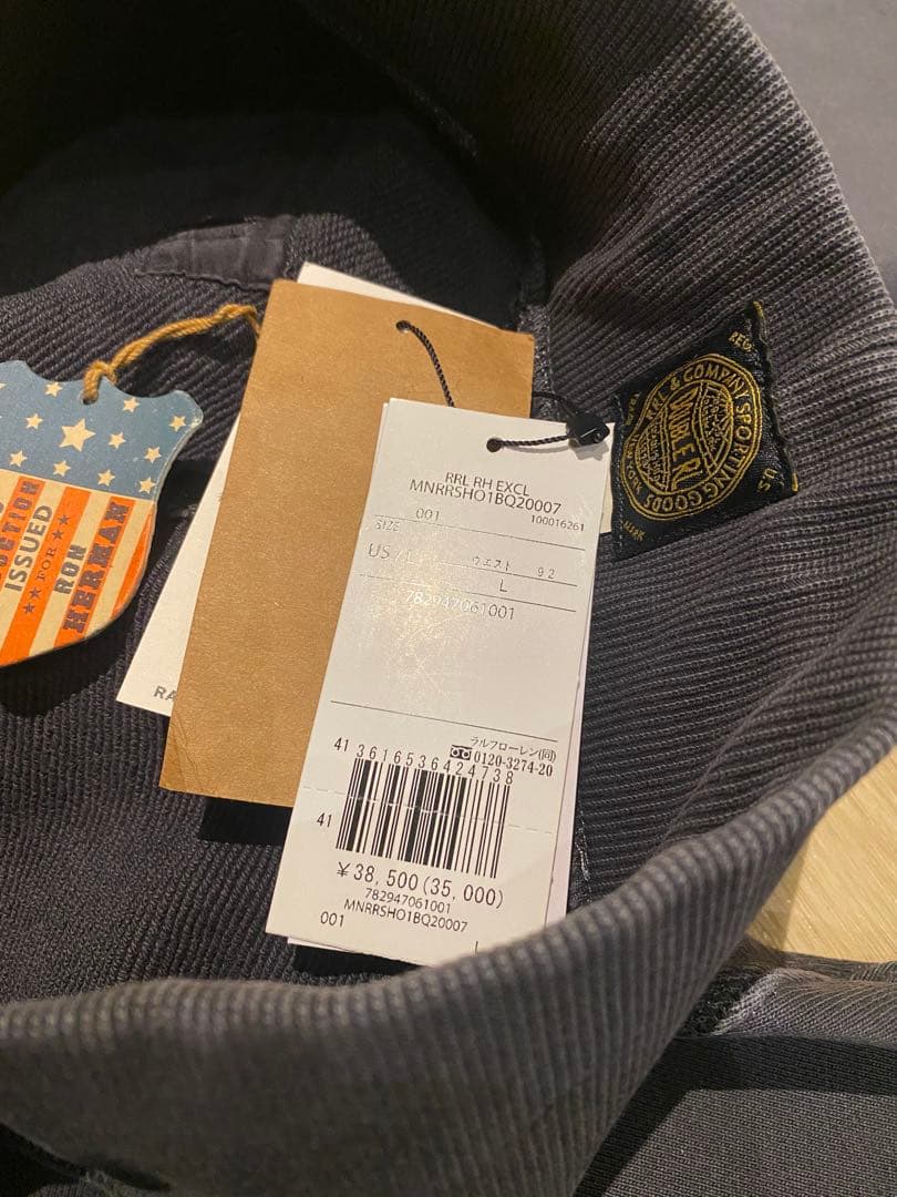 新品　別注RRL×Ron Herman Garment Dyed Shorts