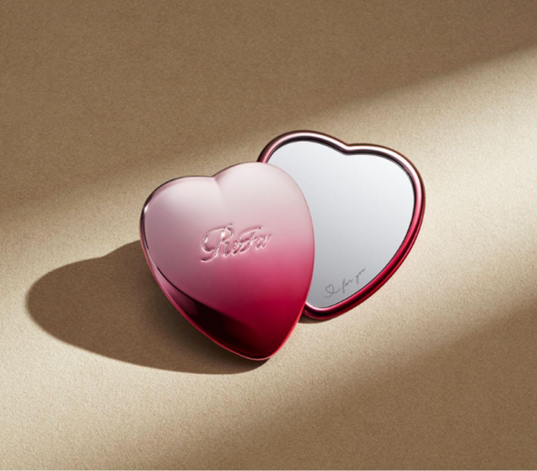 ReFa銀座限定カラー リファハートミラー 鏡 赤 レッド 旗艦店 本店コスメ
