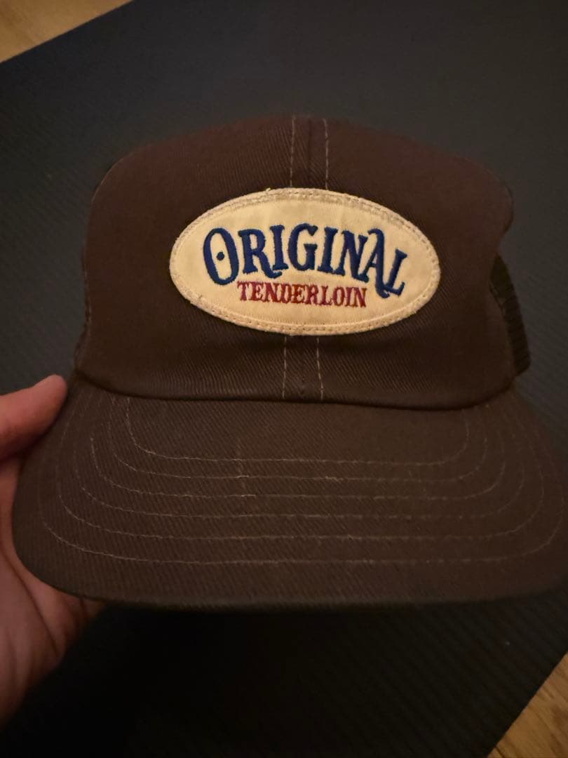 s*.様 テンダーロイン トラッカー キャップ メッシュ ブラウン