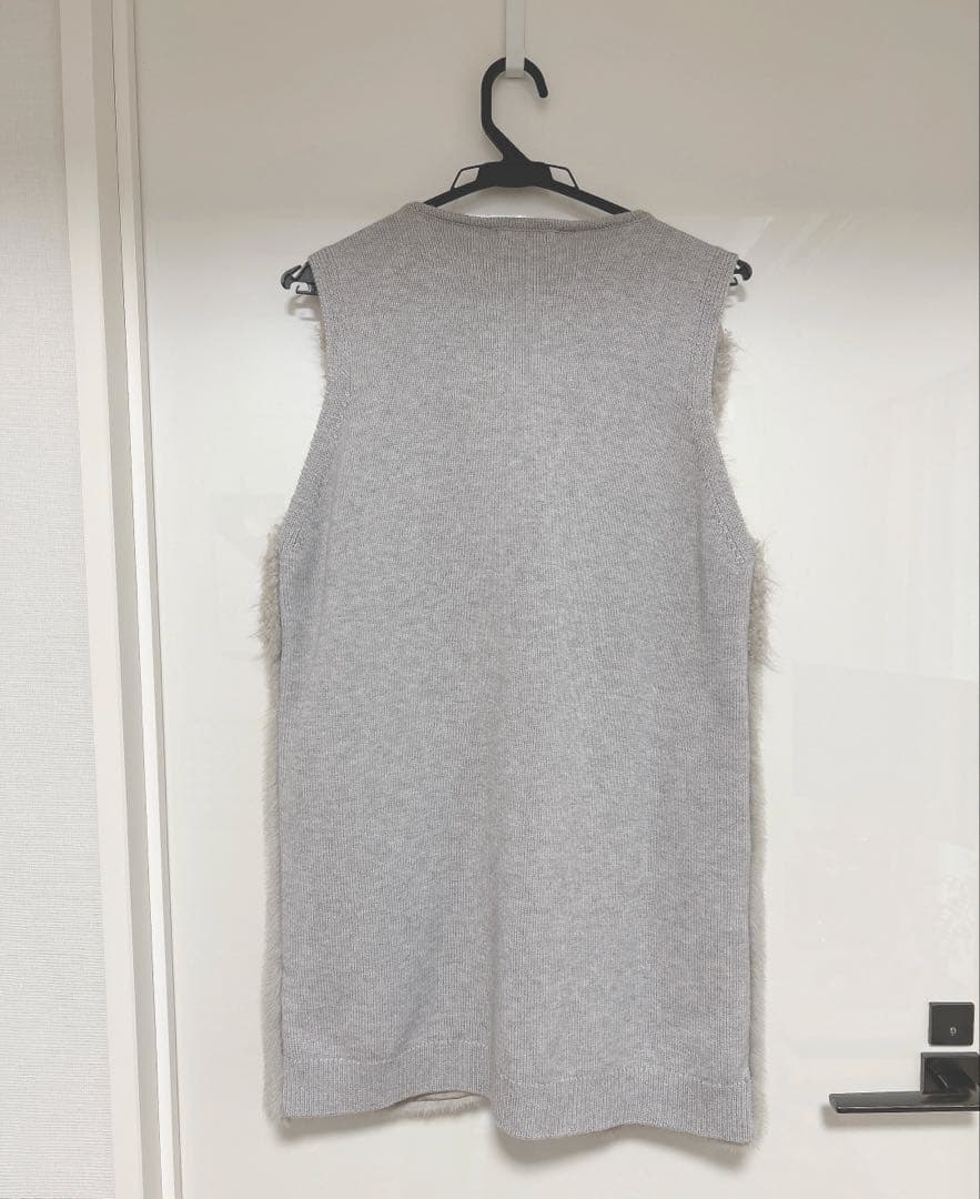 アルアバイル　ルルウィルビー フェイクファーコンビニットジレ