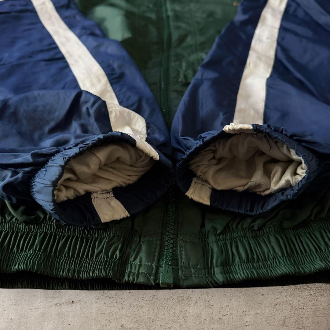 OREGON NIKEナイキ90sナイロンジャケット刺繍スウォッシュロゴ好配色