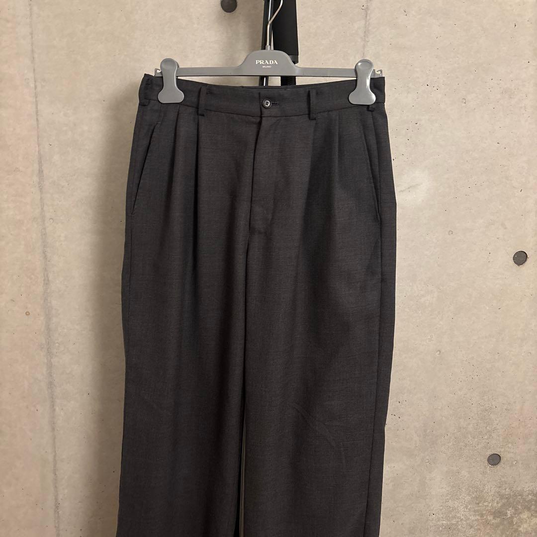 パンツ Ntrul BASIC TROUSERS GRAY 3 DISSONANCE