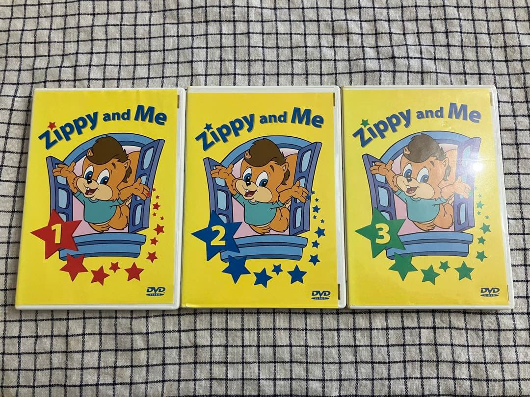 【おうち英語】ディズニー英語システム Zippy and Me DVD1-3巻