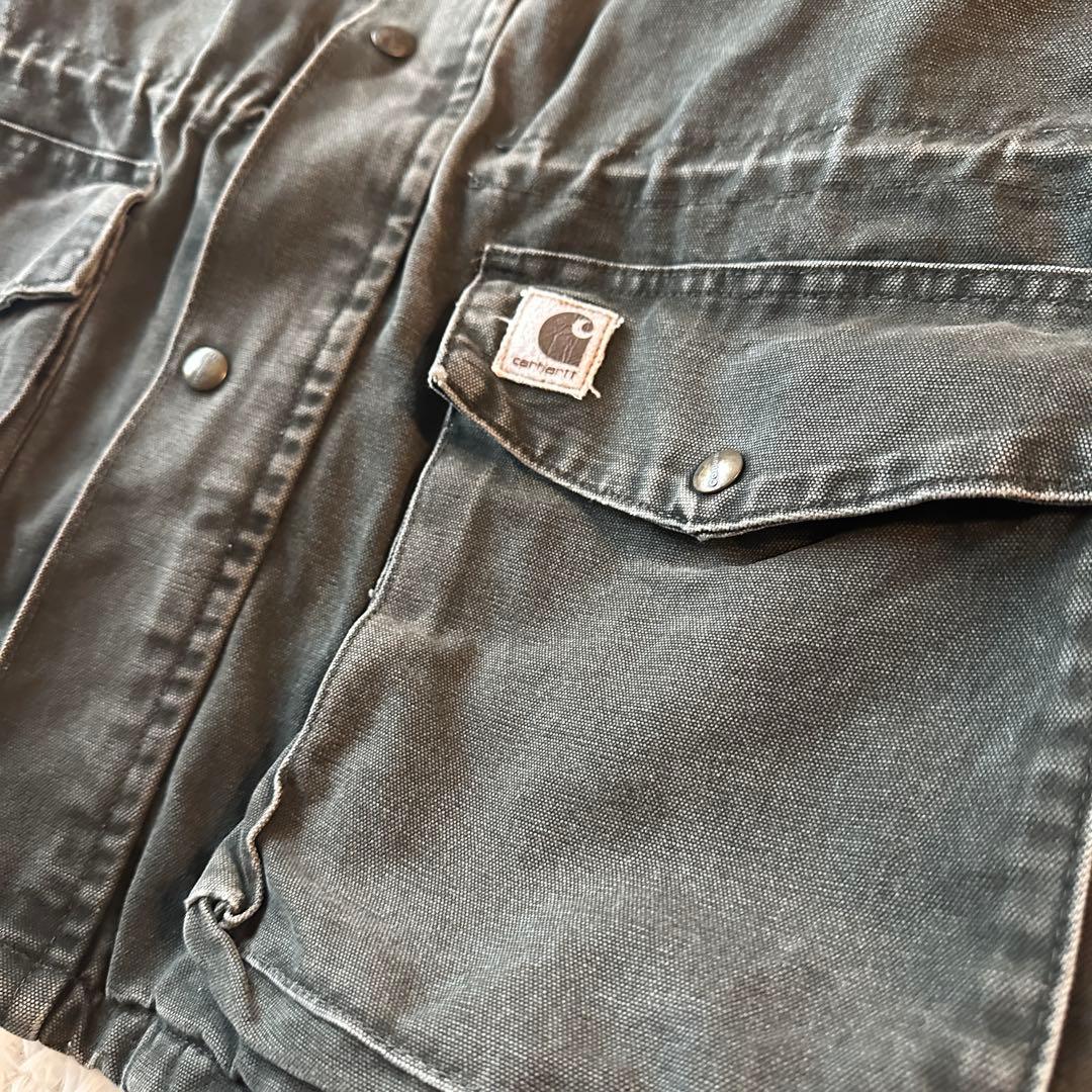 希少 90s Carhartt カバーオール ダック モスグリーン L Tall
