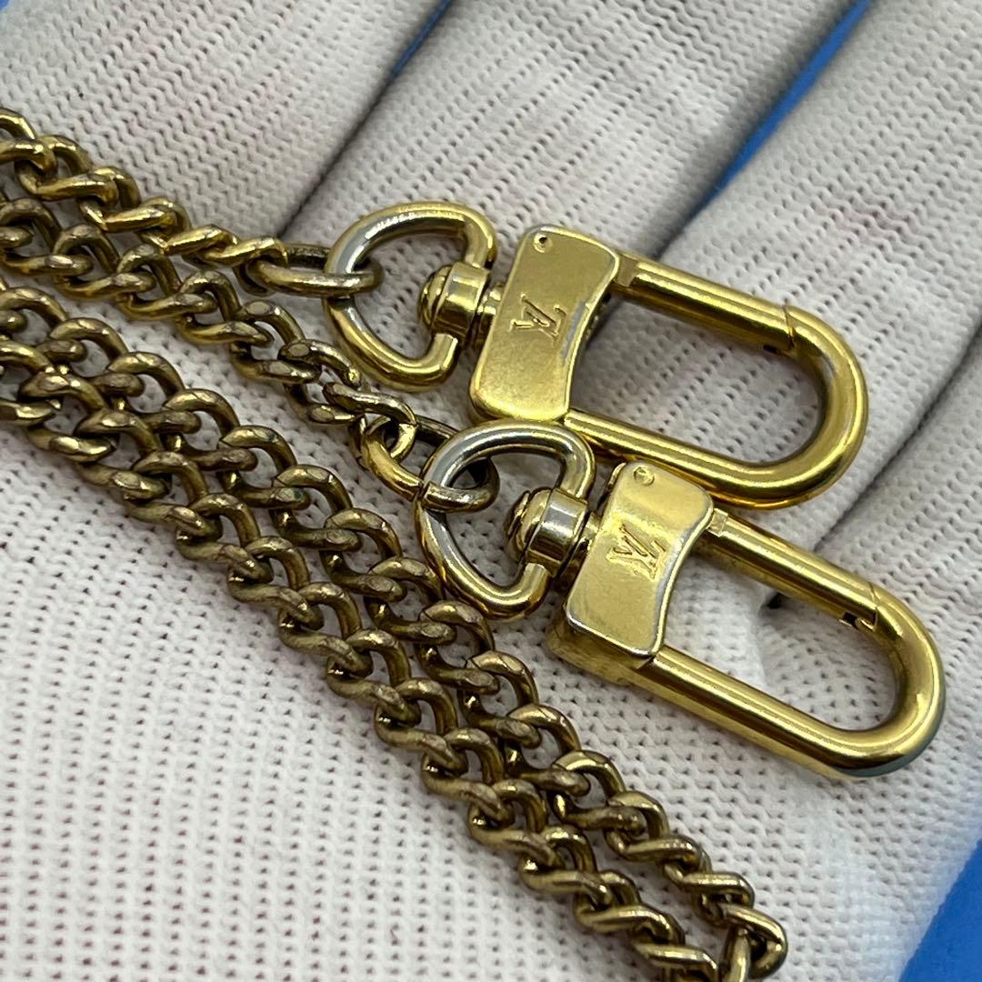 ルイ ヴィトン ウォレットチェーン ゴールド キーホルダー 053050