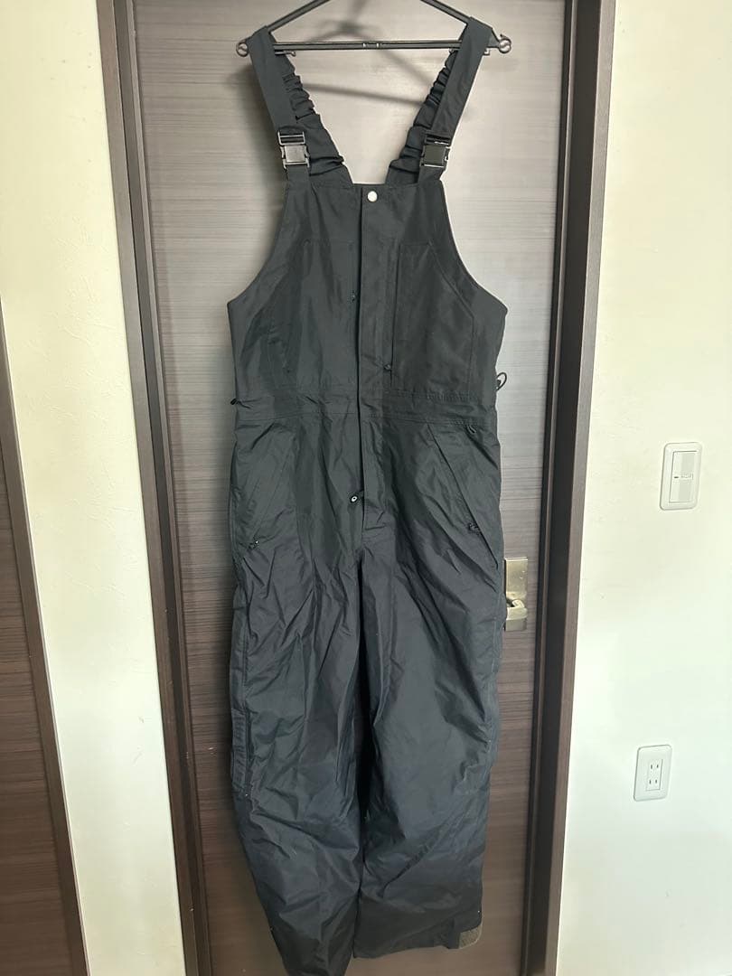 green clothing ブラック ビブパンツ Lサイズ