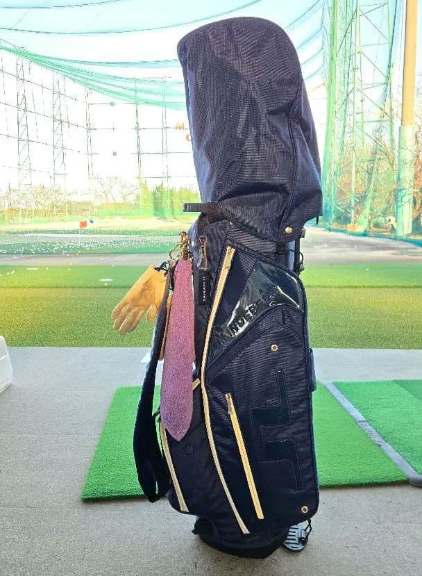 JLINDBERG スタンド式ゴルフバッグ ネイビー