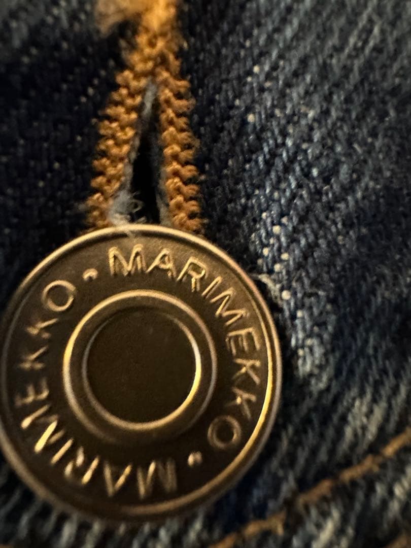 美品マリメッコMaridenim Murros Unikko デニムジャケット