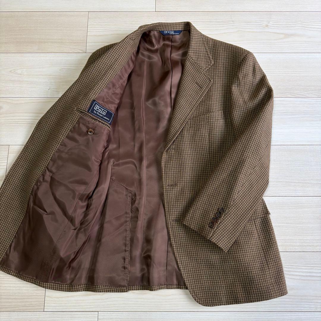 A*o様 極上　80〜90s ポロバイラルフローレン　ハウンドトゥース　ツイード