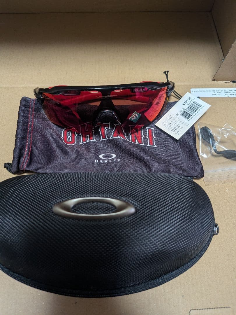 Oakley OHTANI サングラス レッド/ブラック