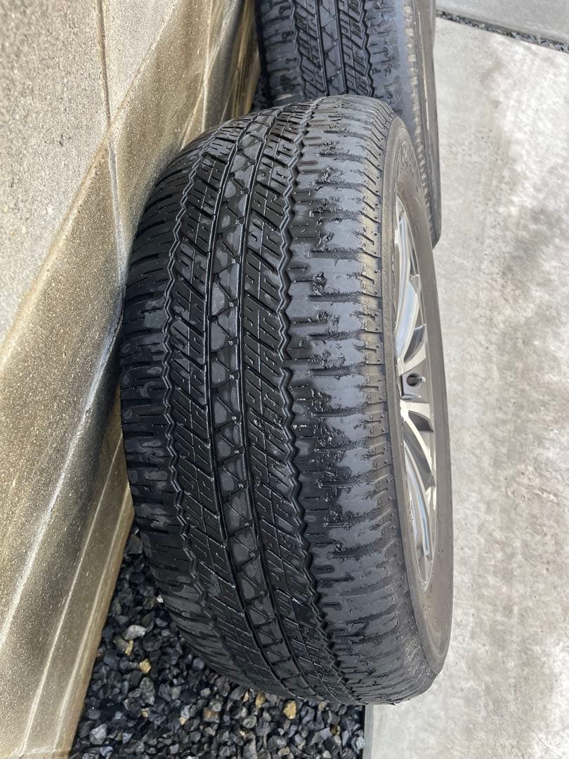 150系プラド　純正19インチホイールタイヤ4本セット