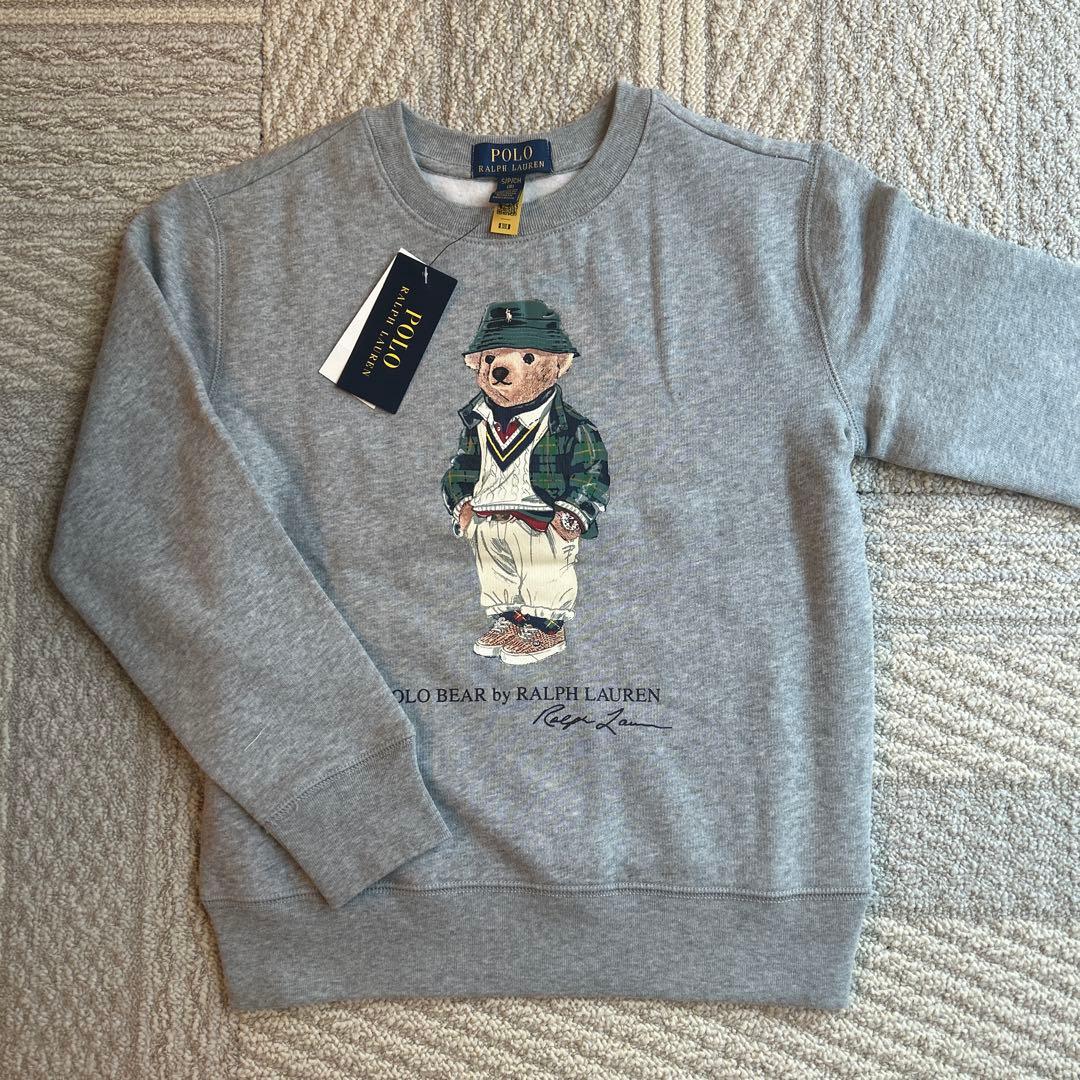 新品未使用　タグ付き　ラルフローレン　ポロベア　トレーナー　長袖　140