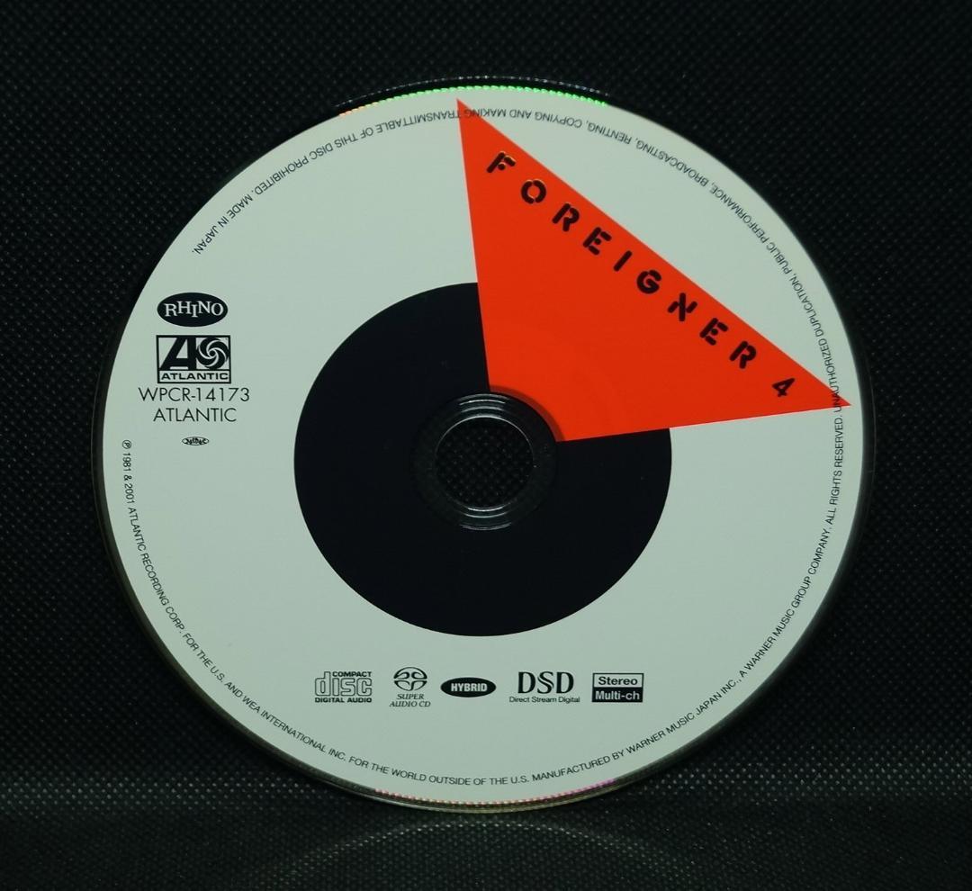 【中古SACD】フォリナー「4」Only released in Japan