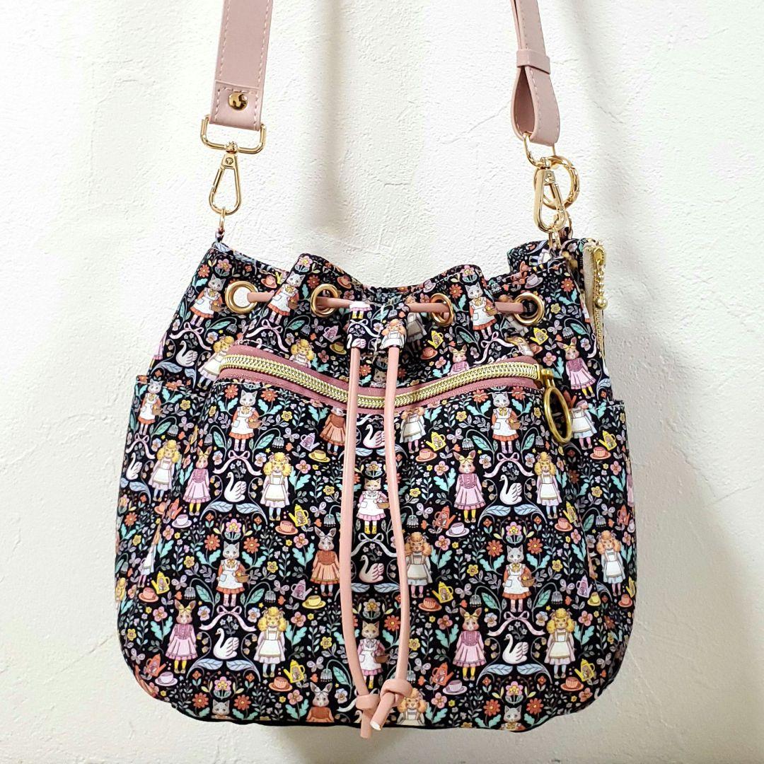 ハンドメイド ドロストショルダーバッグ Florestina マイリトルテイラー