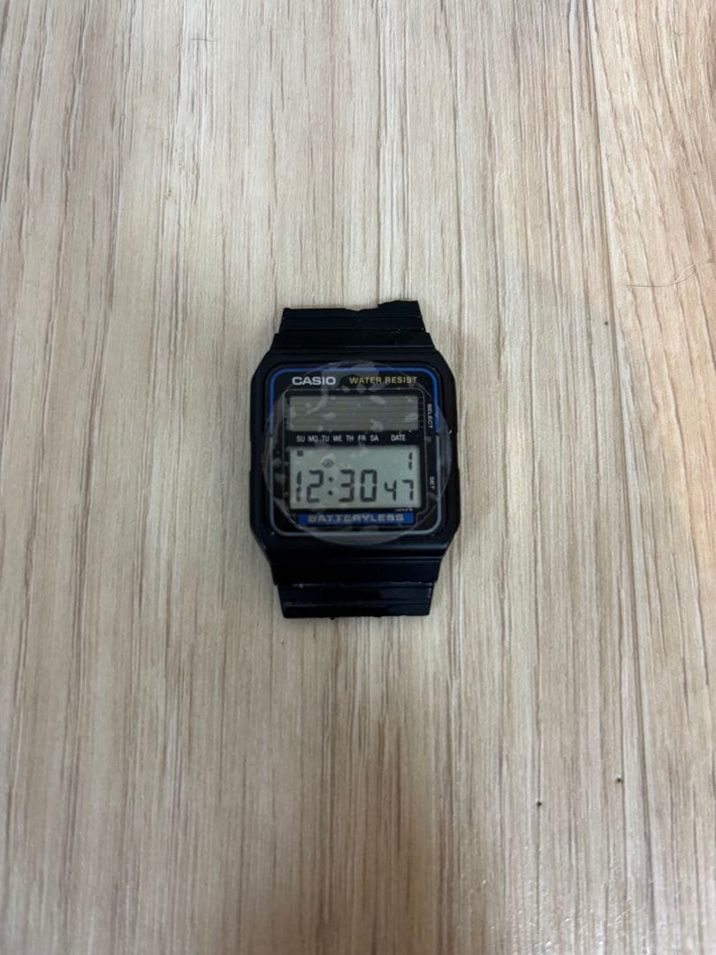 CASIO カシオ　ソーラー電子時計　希少品　未使用品