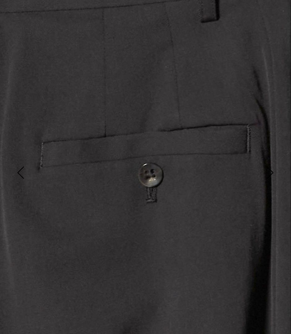 試着のみ【ROKU ロク】グレーカーブパンツ　34サイズ　日本製　今期