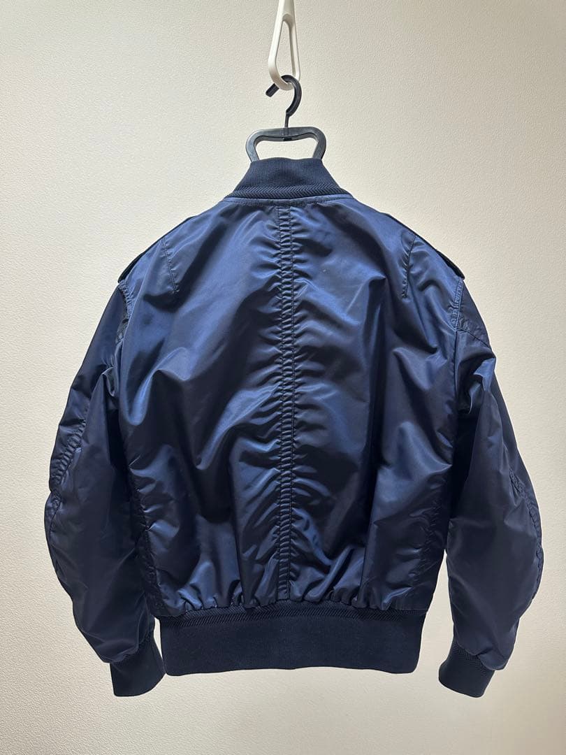 BURBERRY LONDON ナイロンジャケット MA-1 ネイビー 46