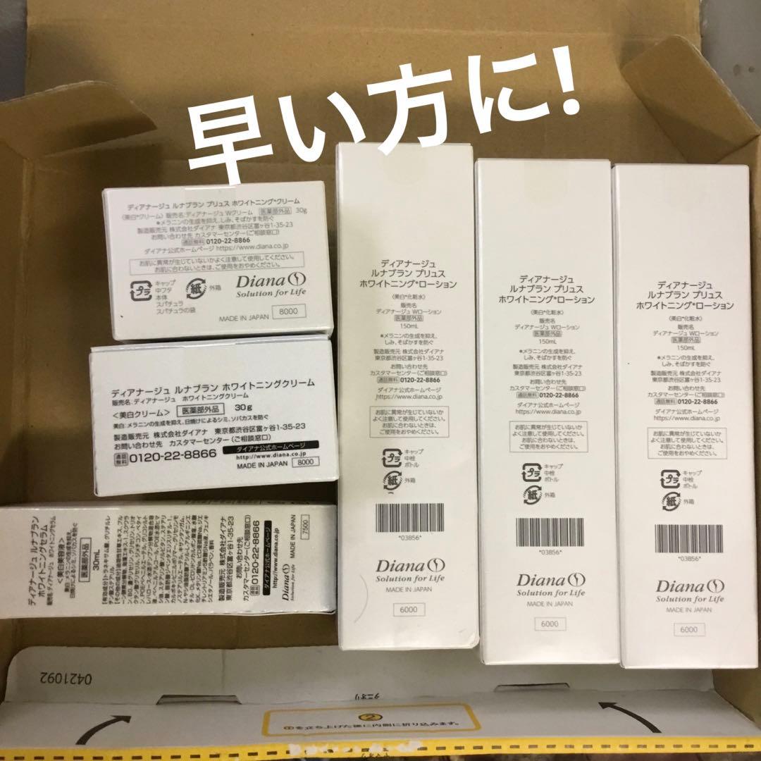 ディアナージュルナブラン6点セット定価45,650円