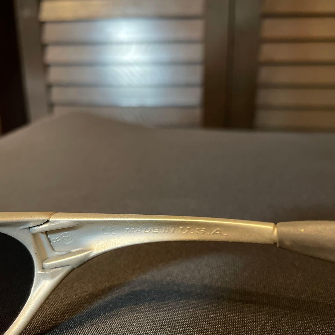 Oakley ヴィンテージeye jacket シルバー 希少90s USA製